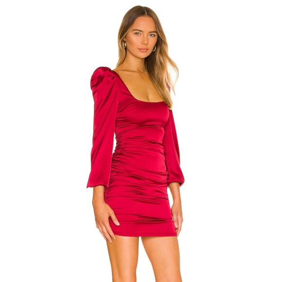 More to Come Red Mini Dress - Picture 2 of 3